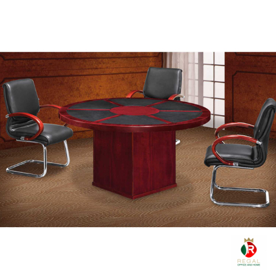 H015 Round Conference Table With Inlay 1.5M