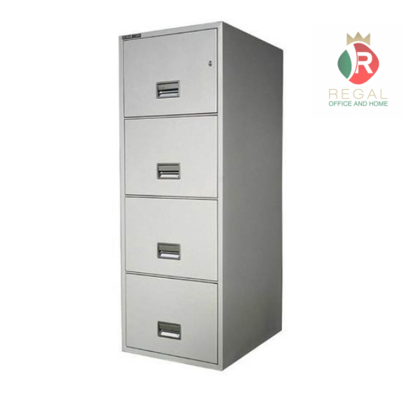 Metal 4 Drawer Filing Cabinet
