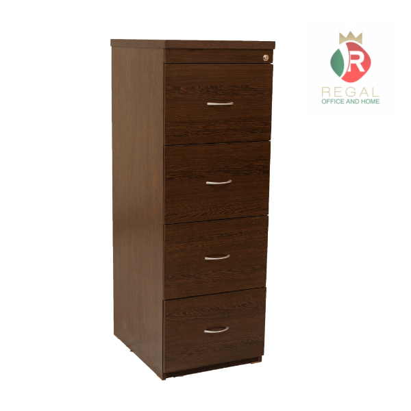 Wooden Filing Cabinet 4 Drawer